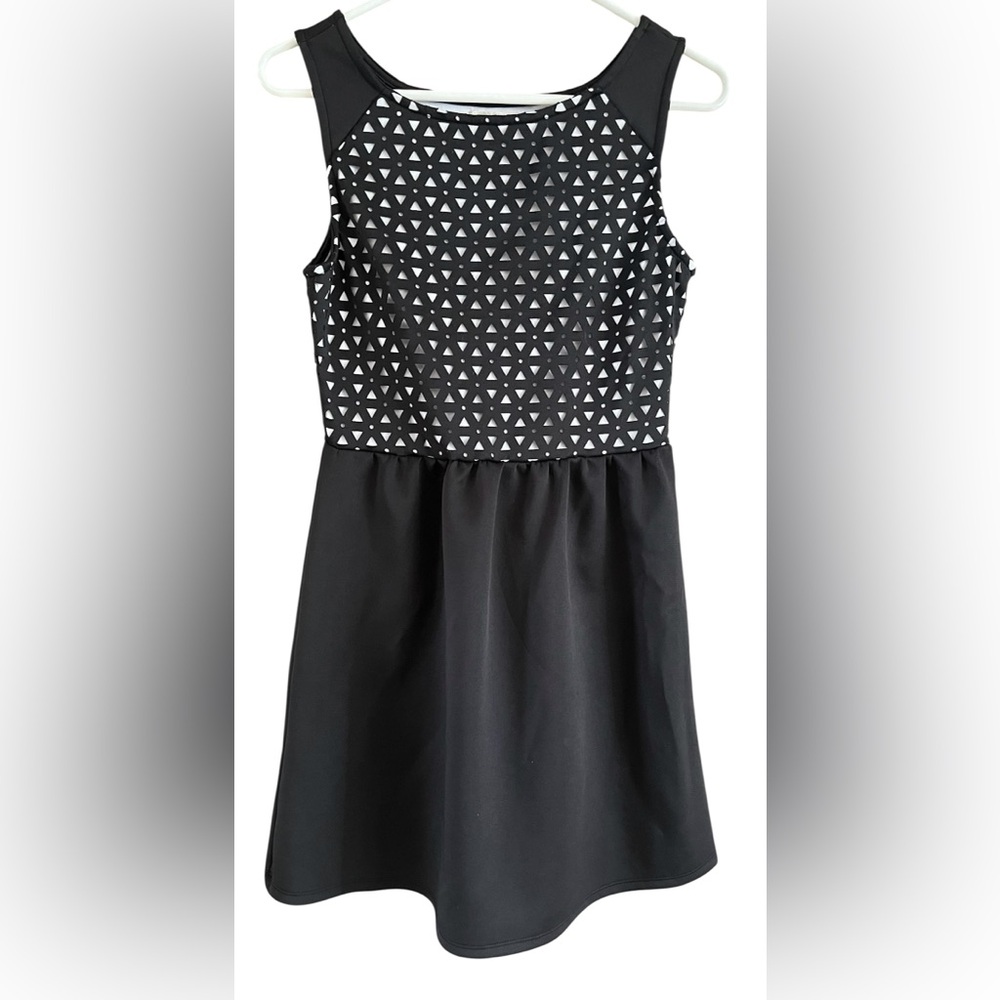 Elegant Black Sleeveless Mini Dress by GB
